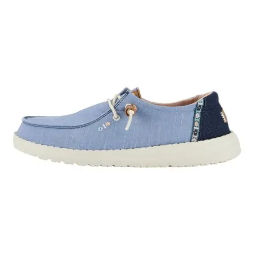 Produktbild: HEYDUDE - Damen Wendy Chambray Boho Wendy Slip-On Schuhe, Blue, 38 EU