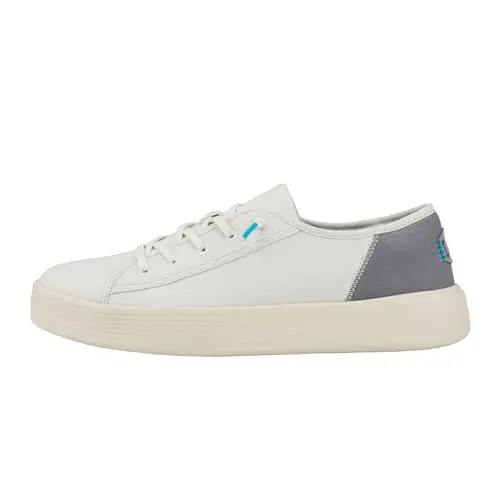 Produktbild: HEYDUDE Cody Canvas Sneaker Herren - Sneakers mit Easy-on Lace System, Atmosphere/White, 40