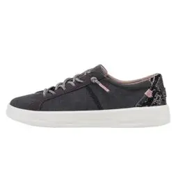 Produktbild: HEYDUDE - Karina Sneaker Damen Schuhe - Sneaker mit Easy-on Lace System, Jet Black, 39 EU