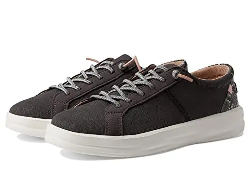 Produktbild: HEYDUDE - Karina Sneaker Damen Schuhe - Sneaker mit Easy-on Lace System, Jet Black, 41 EU