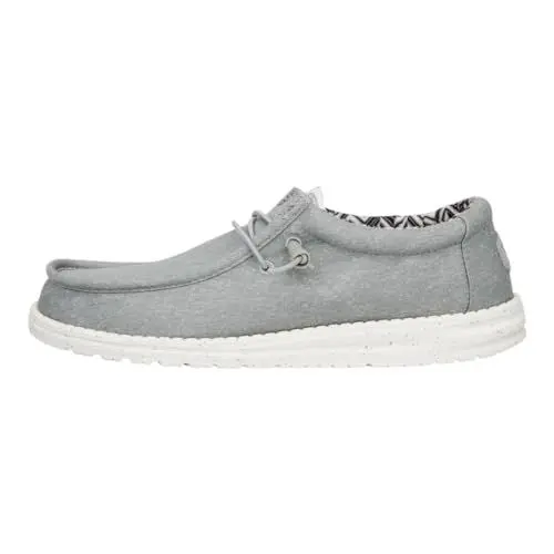 Produktbild: HEYDUDE Wally Canvas Herren - Slip on Schuhe - Mokassin Stil, Light Grey, 48