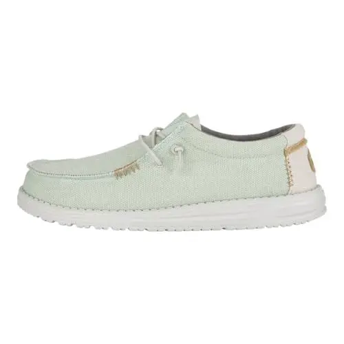 Produktbild: HEYDUDE Wally Coastline Jute Herren - Slip on Schuhe - Mokassin Stil, Stone White, 44
