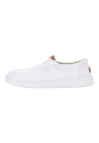 Produktbild: HEYDUDE - Wendy Stretch Canvas Damen - Slip-On Flache Schuhe - Ballerinas, White, 40 EU
