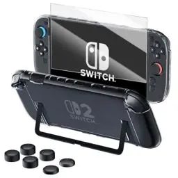 Produktbild: HEYSTOP Switch 2 Hülle kompatibel mit der Nintendo Switch 2 Konsole, Ultradünne Schutzhülle im Hohlbügel-Design,Stoßdämpfende und Kratzfeste Schutzhülle für das Neueste Nintendo Switch 2 Modell