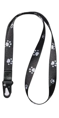 Produktbild: HEZEN Coole Lanyard für Schlüssel, Halsriemen Schlüsselbund für Frauen, Lanyard Logo für Männer, ID Lanyard (Pfote)