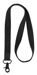 Produktbild: HEZEN Coole Lanyards, Halsband-Schlüsselanhänger, Hals-Lanyards für Schlüssel, Brieftaschen und Ausweishalter (Schwarz)