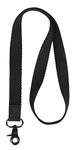 Produktbild: HEZEN Coole Lanyards, Halsband-Schlüsselanhänger, Hals-Lanyards für Schlüssel, Brieftaschen und Ausweishalter (Schwarz)