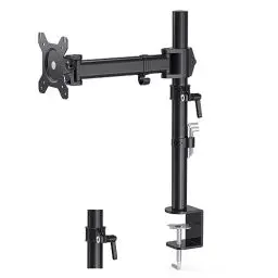 Produktbild: HFTEK 13-34 Zoll Monitor Halterung Monitor Arm Bildschirmhalterung monitorständer stand für LED LCD Bildschirme Monitor Tischalterung 1 Monitor Höhenverstellbar Neigbar Schwenkbar,VESA 75*75/100*100