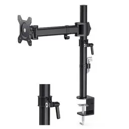 Produktbild: HFTEK - HF27DB - Monitor TV Tisch-Halterung Halter Bildschirmhalterung arm monitor stand Neigbar Schwenkbar Monitorarm Bildschirm Halterung Monitorhalter für Bildschirme von 13 bis 34 Zoll–VESA 75/100
