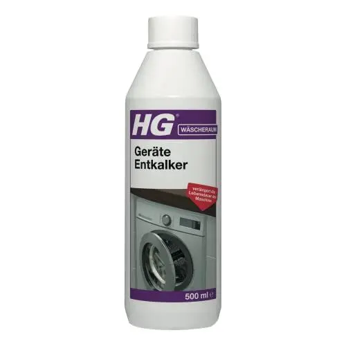 Produktbild: HG Geräte Entkalker, effektiver Entkalker für Kaffeemaschinen, Wasserkocher und Waschmaschinen, entfernt Kalk und Kesselstein in Heißwassergeräten, Starke Kalklösekraft - 500 ml