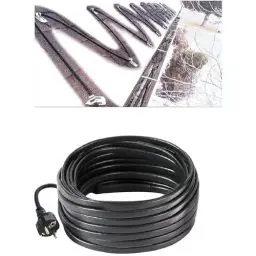 Produktbild: H&G lifestyles 30M Elektrische Heizband für Dach Schnee Enteisungs Selbstregulierend Heizkabel Frostschutzkabel Dachrinnenheizung Begleitheizung Wasserdicht Wärmekabel Frostschutz 230V,30M,26W/M