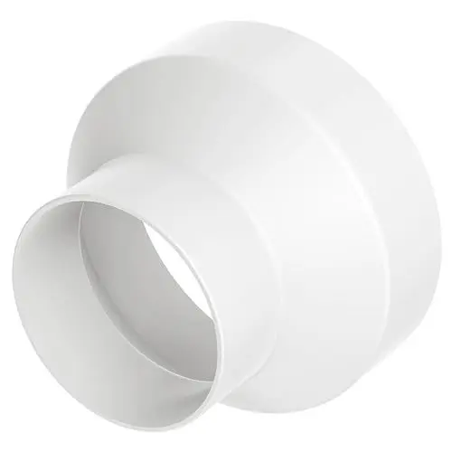 Produktbild: HG Power φ150-100mm Reduzierstück ABS Abluftschlauch Adapter für Rohrventilator Reduzierverbinder Reduktion Übergang Lüftung Rundrohr Ventilation Lüftungskanal