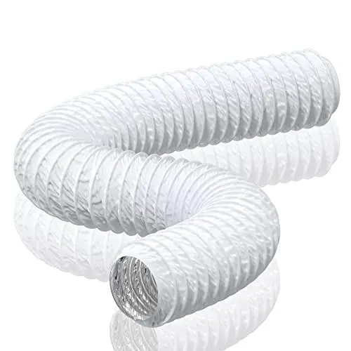 Produktbild: HG Power Abluftschlauch Ø150mm Länge 5m Flexibel PVC Alurohr Lüftungsschlauch Schallgedämmter Wärmeisolierung Alu Flex-Schlauch Abluftrohr für Abluftventi
