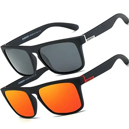 Produktbild: HGDGears Polarisierte Sonnenbrille für Herren Damen-UV400 Schutz Leicht Retro Klassische Vintage-Ideal für Autofahren,Reisen,Angeln,Outdoor-Aktivitäten