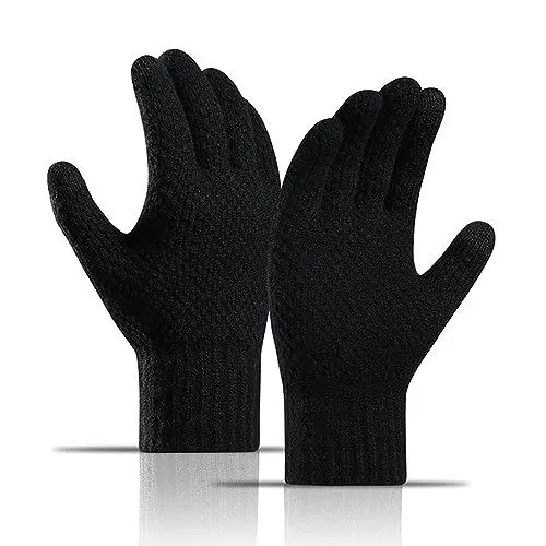 Produktbild: HGDGears Winter Warm Touchscreen Handschuhe,Thermal Winterhandschuhe,Winter Strickhandschuhe Herren für Outdoor Reise Camping und Skifahren