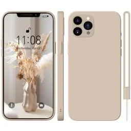 Produktbild: HGH für iPhone 11 Pro Hülle Silikon Case,Hadyhülle für iPhone 11 Pro Ultra Dünn Slim mit Microfiber, Kratzfeste Rundumschutz Case Schutzhülle Hülle für iPhone 11 Pro 5.8'' Khaki