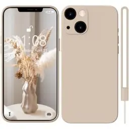 Produktbild: HGH für iPhone 13 Hülle mit Microfiber,Handyhülle für iPhone 13 Kratzfeste Silikon Ultra Dünn Kameraschutz Bumper Cover Case für iPhone 13 6.1