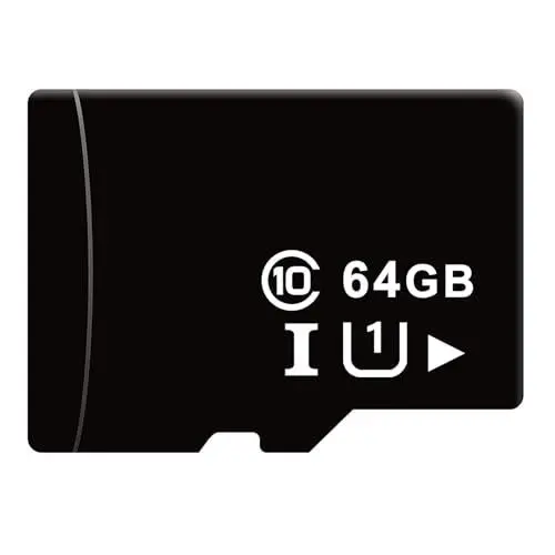 Produktbild: HGYGHO 64GB-Karte für Minikamera, 64GB-Karte für Videokamera Autoschlüssel HD 1080P tragbare kleine Überwachungskamera, Körperkamera mit Bewegungserkennung für Haus & Büro