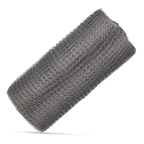 Produktbild: HIAKDOFT Edelstahldrahtgitter Feinmaschiges Metallnetz zur Tierabwehr Geeignet für Lüftungsöffnungen und Kellerfenster Langlebig und Atmungsaktiv