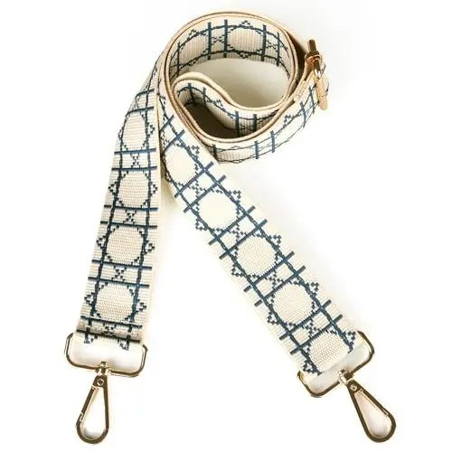 Produktbild: Hibate Taschengurt 3.8cm Breit Taschengurte zum Wechseln Taschenband Schulterriemen Schultergurt für Taschen Trageriemen Taschenriemen Handtaschen Gurt - Blau
