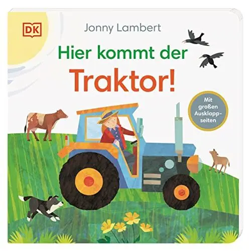 Produktbild: Hier kommt der Traktor!: Pappbilderbuch mit Ausklappseiten ab 1 Jahr