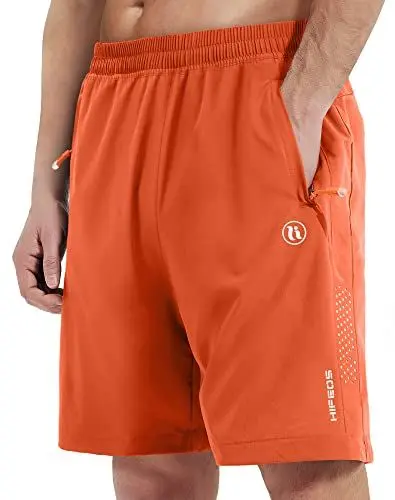 Produktbild: HIFEOS Shorts Herren Sporthose Herren Kurz Schnelltrockende Kurze Hosen Herren Laufhose Herren Kurz mit Reißverschlusstasche Trainingshose Jogginghose Herren Kurz