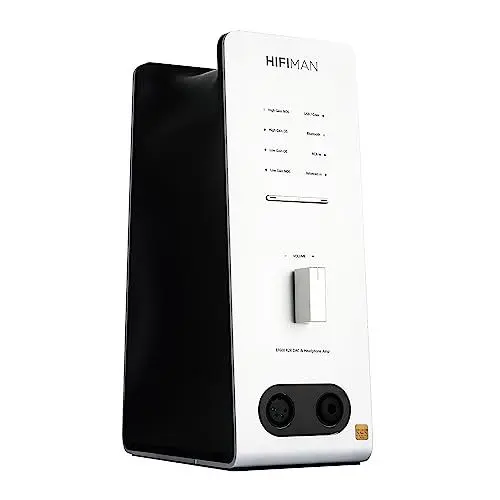 Produktbild: HIFIMAN EF600 Symmetrischer Desktop-Kopfhörer-DAC/Verstärker/Vorverstärker/Kopfhörerständer mit HYMALAYA Pro R2R DAC und Bluetooth, Silber