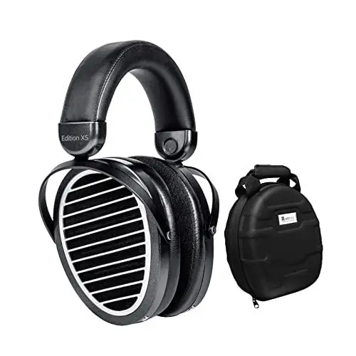 Produktbild: HIFIMAN Edition XS Über-Ohr Planar Magnetische Kopfhörer + Reiseetui für Kopfhörer-Combo, Schwarz