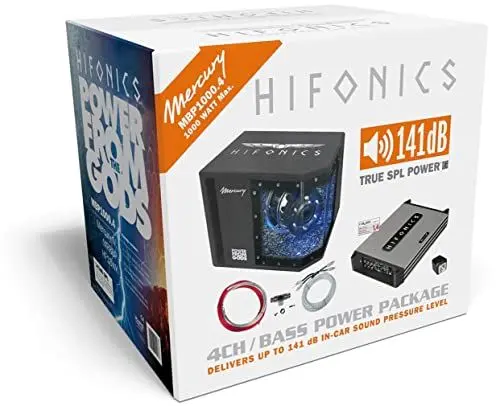 Produktbild: 'Hifonics MBP-1000.4 Pre-Loaded Subwoofer 300 W – Car Subwoofer Tieftöner (Pre-Loaded, Passive Subwoofer, 300 W, 4 Ohm, 20.3 cm (8), 20 cm)