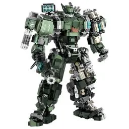 Produktbild: HIGH GODO Technik Mech Roboter Klemmbausteine Spielzeug, 1403 Teile Hard Core Industrial Style Action Roboter Modell, Creator Geschenke für Erwachsene oder Jugendliche