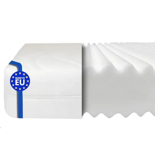 Produktbild: HIGH LIVING Matratze Orthopädische 7-Zonen Kaltschaummatratze -16 cm hoch - Öko-Tex Zertifiziert Härtegrad H2 & H3 - Rollmatratze 160x200cm