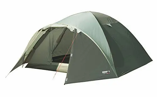 Produktbild: High Peak Kuppelzelt Nevada 3, Campingzelt mit Vorbau, Iglu-Zelt für 3 Personen, doppelwandig, wasserdicht, Ventilationssystem, Wetterschutz-Eingang, Moskitoschutz L 205cm x W 205cm x H 120cm
