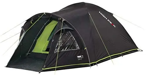 Produktbild: High Peak Kuppelzelt Talos 3, Campingzelt mit Vorbau, Iglu-Zelt für 3 Personen, doppelwandig, 4.000 mm wasserdicht, Vorbau mit Zeltboden, Ventilationssystem, Moskitoschutz, Klarsichtfolien-Fenster