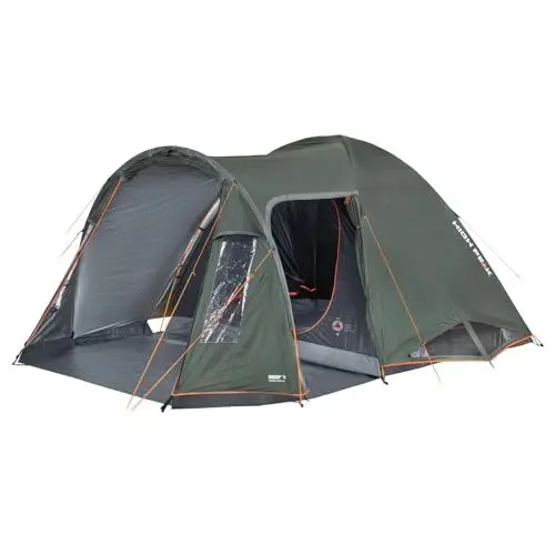 Produktbild: High Peak Kuppelzelt Tessin 4 Personen Camping Iglu Zelt Familienzelt Vorraum