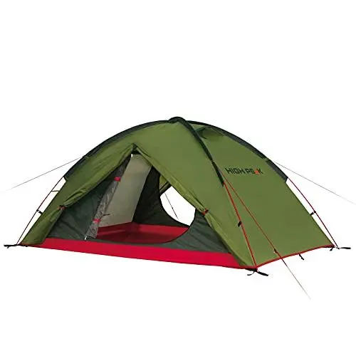 Produktbild: High Peak Woodpecker 2022 Campingzelt 3 LW Olive/rot