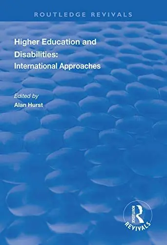 Produktbild: Higher Education and Disabilities: International Approaches (Routledge Revivals)
