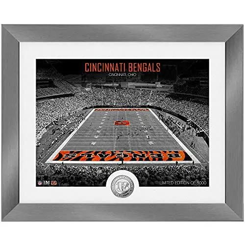 Produktbild: Highland Mint Cincinnati Bengals Art Deco Stadium Silver Coin Bild