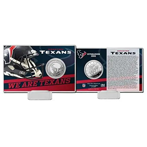 Produktbild: Highland Mint Houston Texans Team History Silver Coin Card