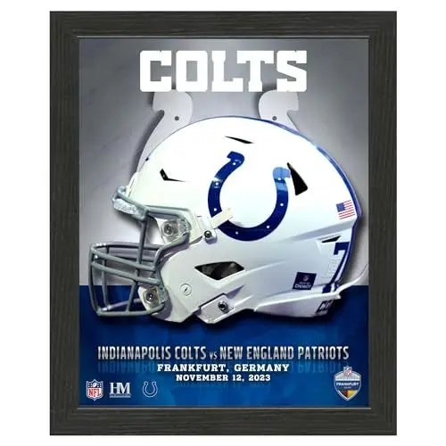 Produktbild: Highland Mint NFL Frankfurt Game 2023 Indianapolis Colts Bild Fotorahmen