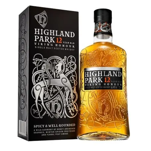 Produktbild: Highland Park 12 Jahre | Viking Honour | Single Malt Scotch Whisky | vollmundiger, rauchiger Geschmack | mit der Wikinger-Seele | 40 % Vol | 700 ml Einzelflasche