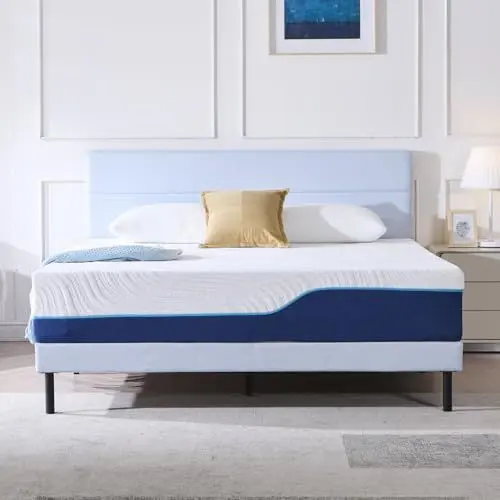 Produktbild: Hiimgo Matratze, 90 x 190 cm, orthopädisch, antibakteriell und perfekte Unterstützung, 7 Zonen, Höhe 20 cm, hohe Dichte, Schwamm, wendbar, Memory-Schaum, Matratze (90 x 190 x 20 cm)