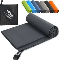 Produktbild: HiiPeak Mikrofaser Handtuch Kompakt und Leicht Microfaser Handtücher Fitness Handtuch Schnelltrocknend microfaser Badetuch Saugfähiges Sporthandtuch Fitnessstudio Schwimm und Gym Handtuch