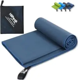 Produktbild: HiiPeak Mikrofaser Handtuch Kompakt und Leicht Microfaser Handtücher Fitness Handtuch Schnelltrocknend microfaser Badetuch Saugfähiges Sporthandtuch Fitnessstudio Schwimm und Gym Handtuch