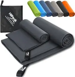 Produktbild: HiiPeak Mikrofaser Handtuch Kompakt und Leicht Microfaser Handtücher Fitness Schnelltrocknend microfaser Badetuch Saugfähiges Sporthandtuch Fitnessstudio Schwimm und Gym Handtuch