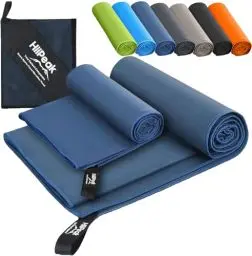 Produktbild: HiiPeak Mikrofaser Handtuch Kompakt und Leicht Microfaser Handtücher Fitness Schnelltrocknend microfaser Badetuch Saugfähiges Sporthandtuch Fitnessstudio Schwimm und Gym Handtuch