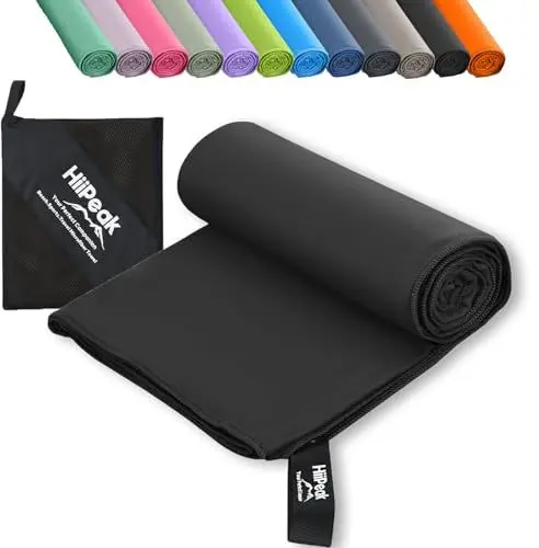 Produktbild: HiiPeak Mikrofaser Handtuch Kompakt und Leicht Microfaser Handtücher Fitness Schnelltrocknend microfaser Badetuch Saugfähiges Sporthandtuch Fitnessstudio Schwimm und Gym Handtuch