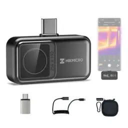 Produktbild: HIKMICRO Mini2 Wärmebildkamera Android, 256 x 192 IR-Auflösung, Wärmebildkamera 25 Hz Bildfrequenz, 50° Weitwinkel, Infrarotkamera 49.152 Pixel, -20°C bis 350°C, USB-C (nicht IOS kompatibel)