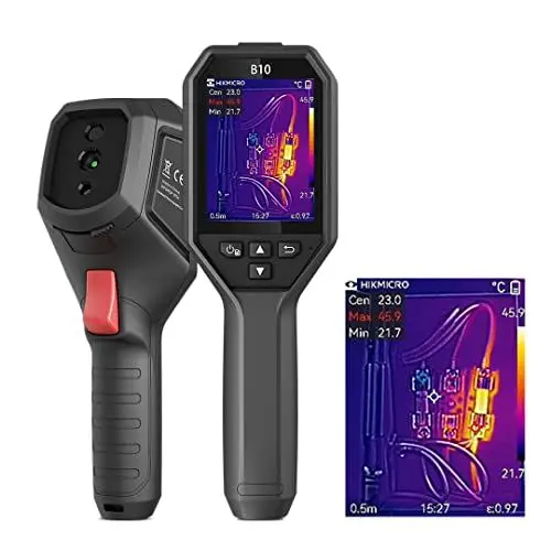 Produktbild: HIKMICRO Wärmebildkamera mit - B10 256 x 192 IR-Auflösung, visuellen 2MP-thermokamera, Vollbildmessung, 25Hz Bildfrequenzmit 3,2