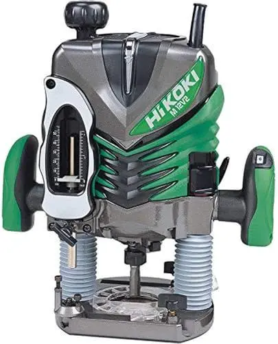 Produktbild: HIKOKI Oberfräse M12V2 (2000W, Spannzange Ø 12 mm, 65 mm Hubhöhe, Soft-touch, Konstantelektronik, verstellbare Handgriffe, Transportkoffer, Zubehör)
