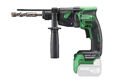 Produktbild: HiKOKI Akku Bohrhammer DH18DPB (18V, mit Brushless Motor, RFC Funktion, Auto-Stopp-Funktion, 2 Betriebsarten, ohne Akku, Ladegerät und Transportkoffer)